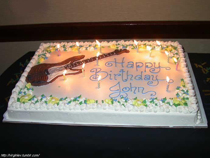 Happy Birthday John Cake