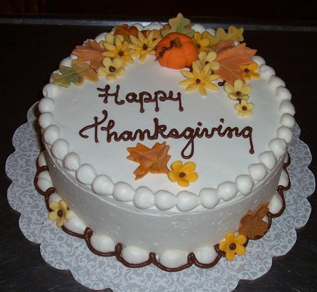 Happy Thanksgiving Cake