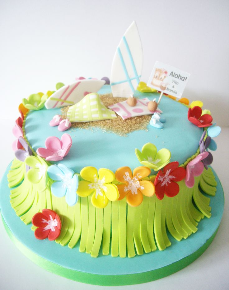Hawaiian Birthday Cake Ideas Hawaiian Birthday Cake Ideas