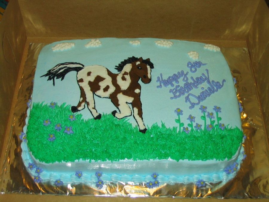 Horse Birthday Cake