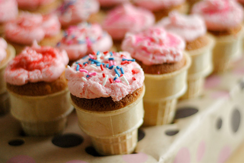 Ice Cream Cone Cupcakes