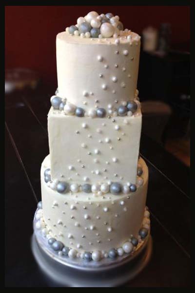 Jewel Tone Wedding Cake