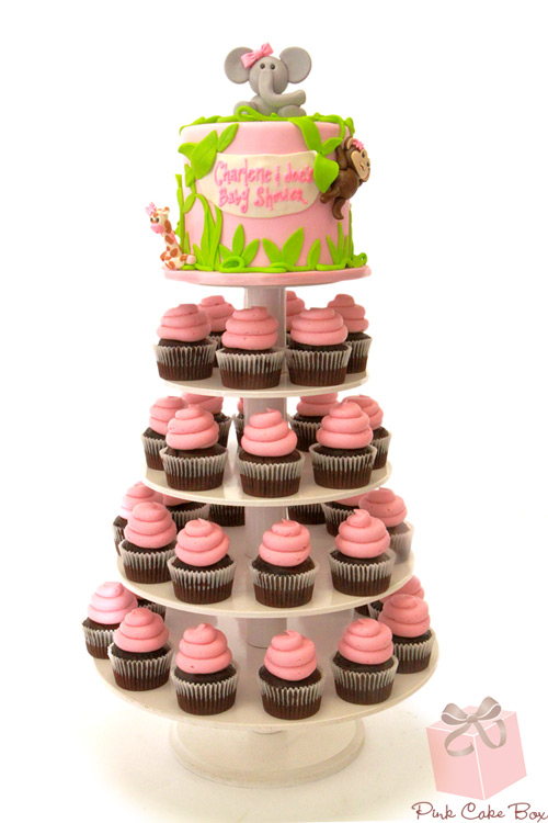 Jungle Baby Shower Cupcake Cake Ideas Jungle Baby Shower Cupcake Cake Ideas