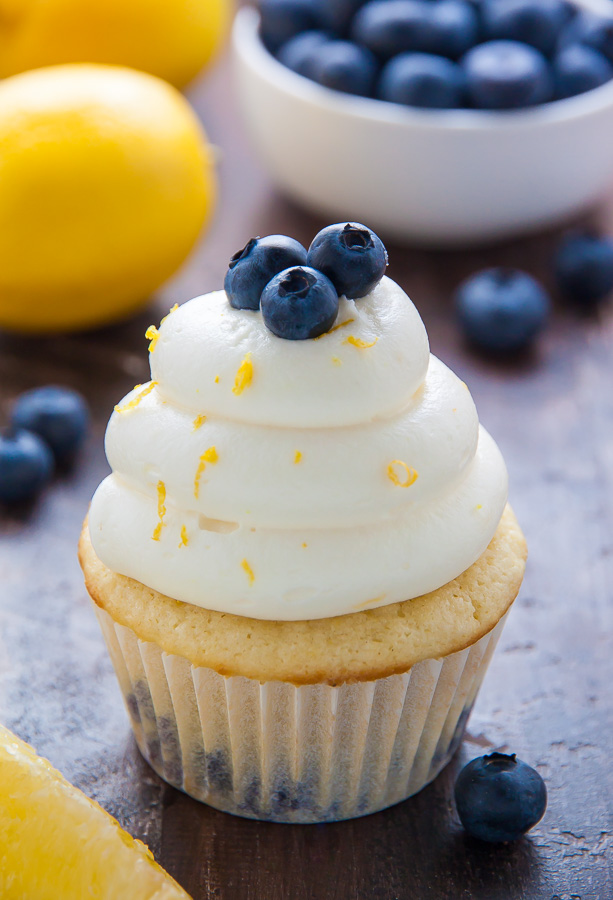 Lemon Blueberry Cupcakes