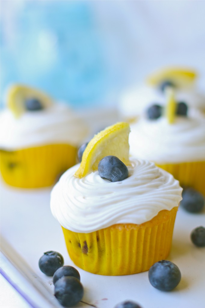 Lemon Blueberry Cupcakes