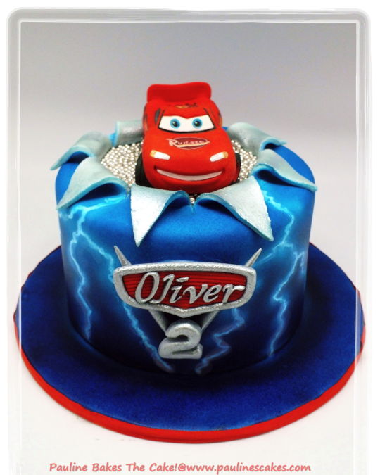 Lightning McQueen Cake