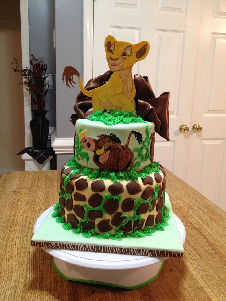 Lion King Baby Shower Cake Lion King Baby Shower Cake