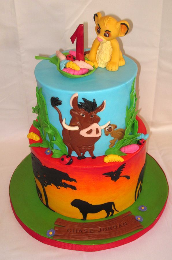 12 Lion King Cakes Designs Photo Lion King Birthday Cake Lion