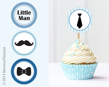 Little Man Baby Shower Printables