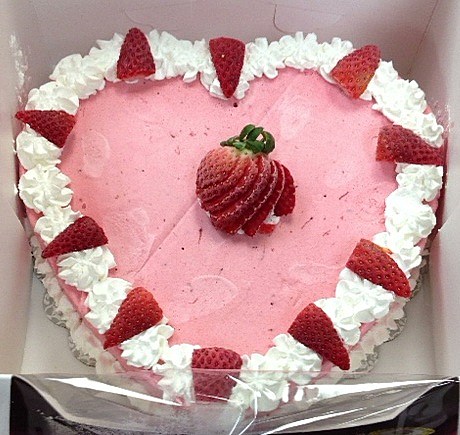 Marble Slabs Ice Cream Cake Valentine's