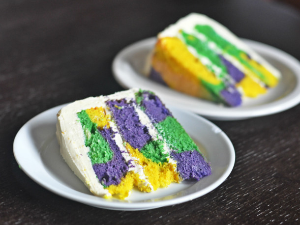Mardi Gras Cake Mardi Gras Cake