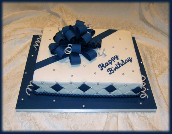 Masculine Birthday Cake