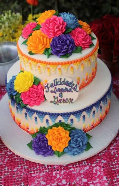 11 Photos of Fiesta Bridal Shower Cakes