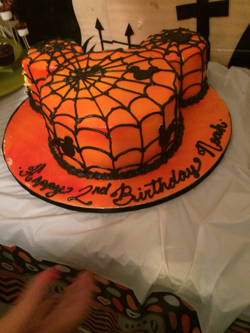 Mickey Mouse Halloween Birthday Cake