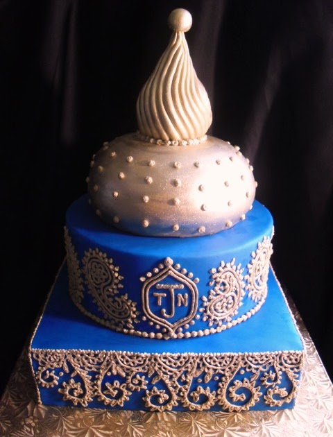 Morrocan Inspired Wedding Cake