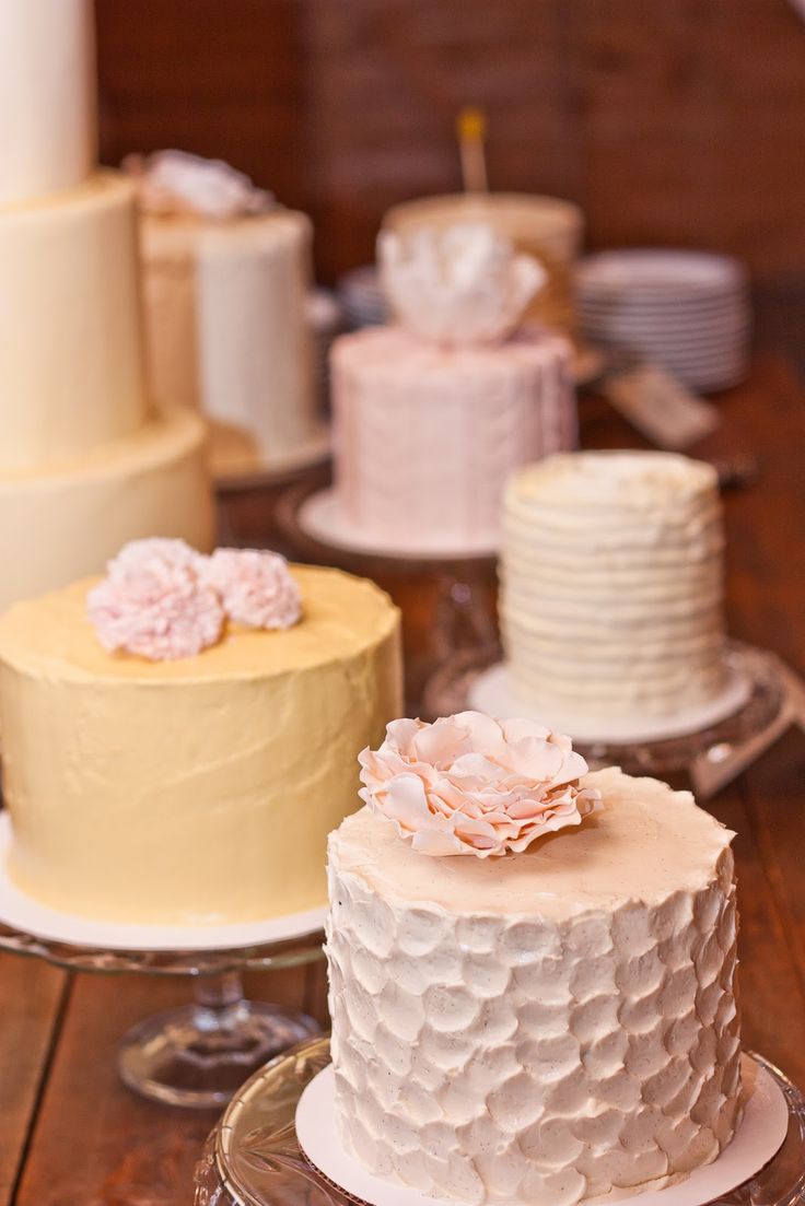 Multiple Wedding Cake Ideas