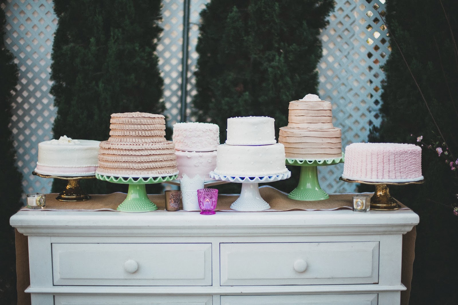 Multiple Wedding Cake Table