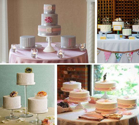 Multiple Wedding Cake Table