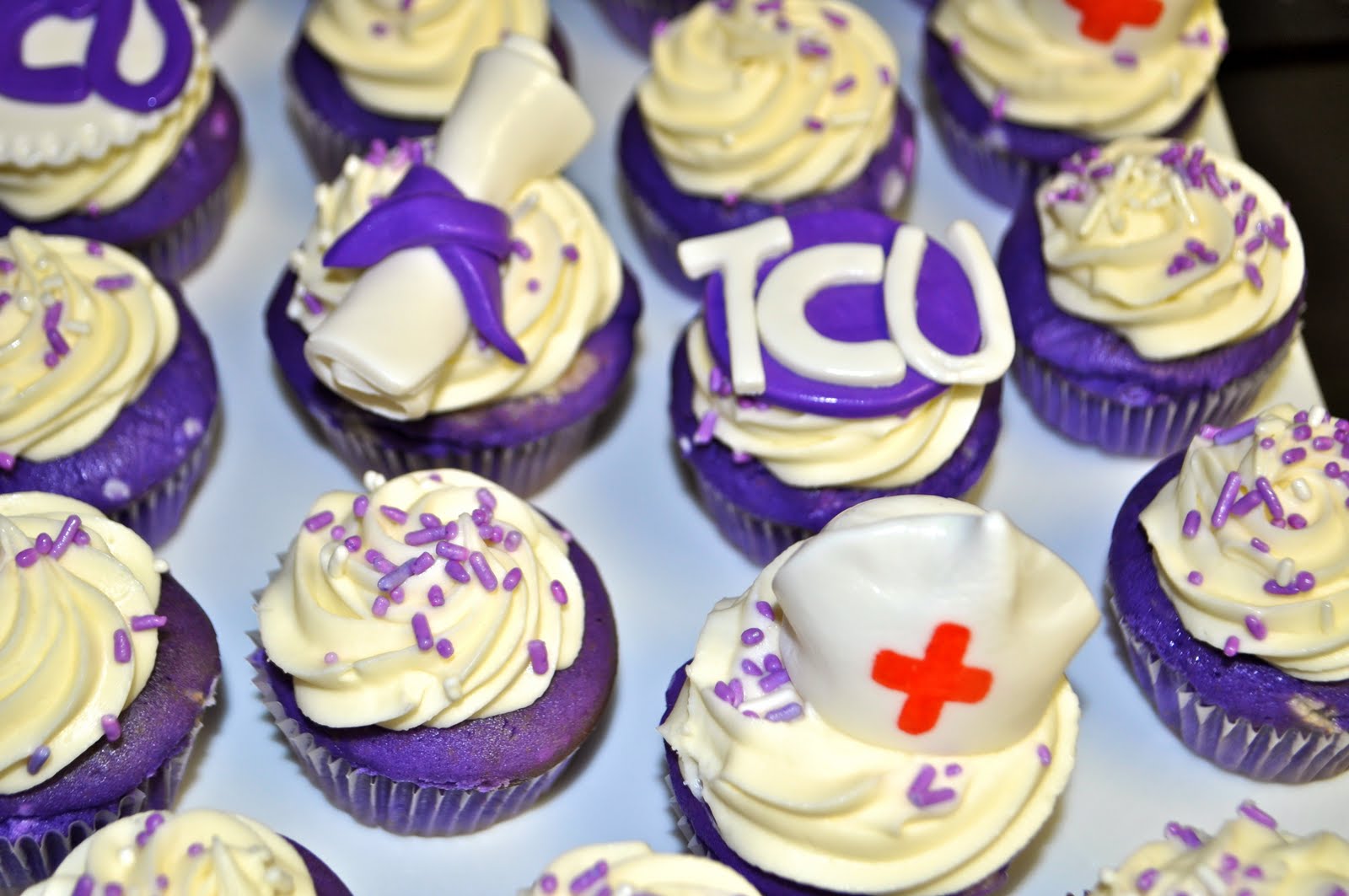 Nursing School Graduation Cupcakes