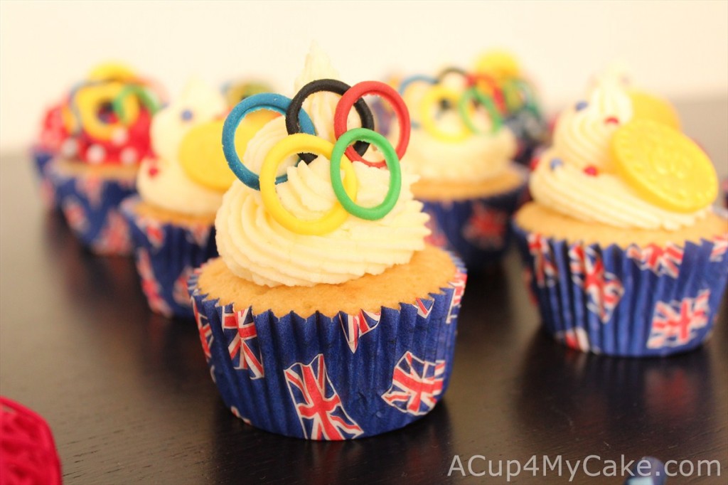 Olympic Cupcake Decorations