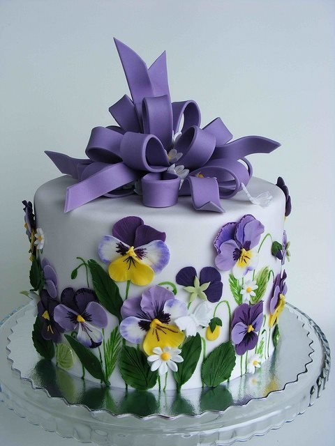 Pansy Cake Pansy Cake