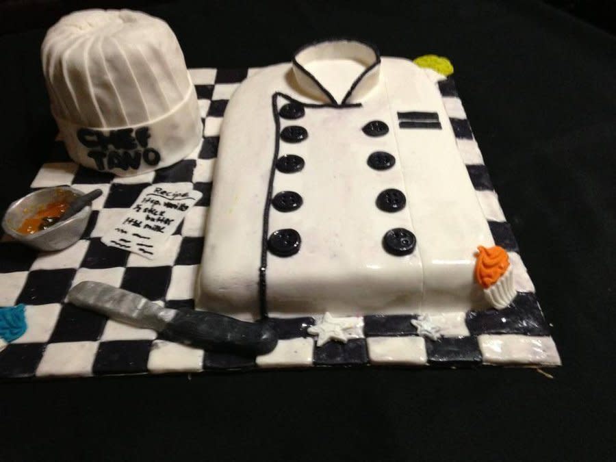 Pastry Chef Graduation Cake