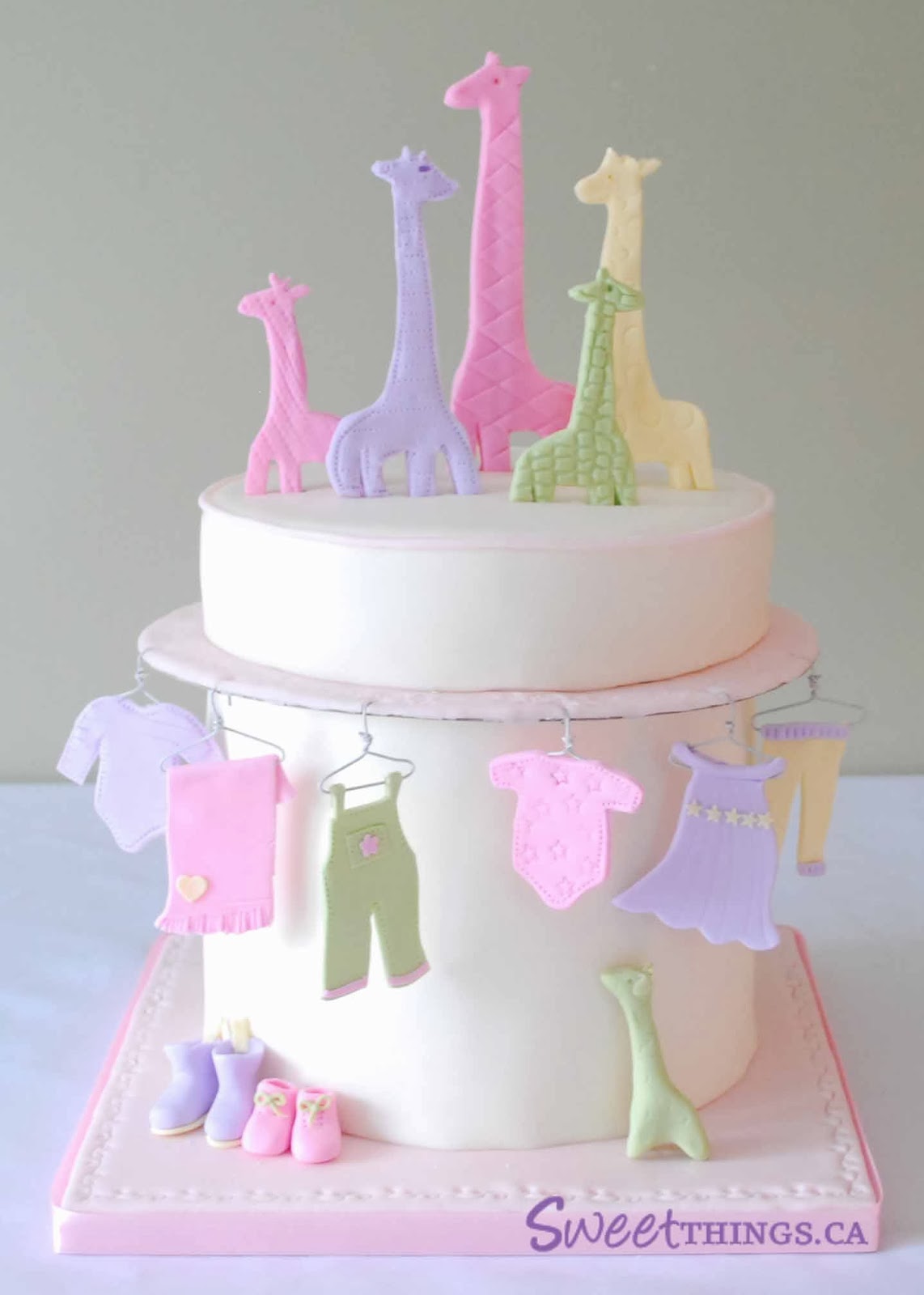 11 Photos of 10 Cute Baby Shower Cakes