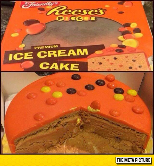 Reese's Pieces Ice Cream Cake Reese's Pieces Ice Cream Cake