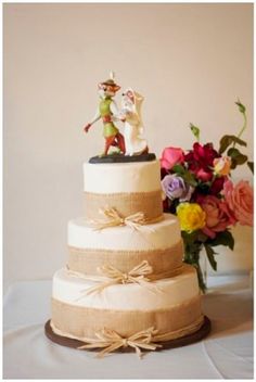 Robin Hood and Maid Marian Wedding Cake Topper