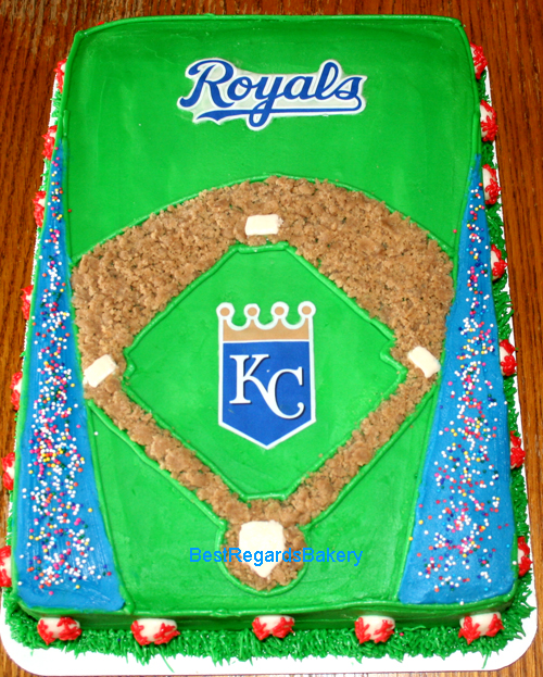 Royals Baseball Birthday Cake