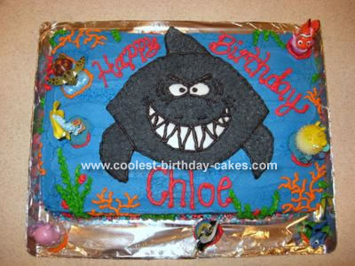 Shark Birthday Cake