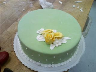 Simple Fondant Cake