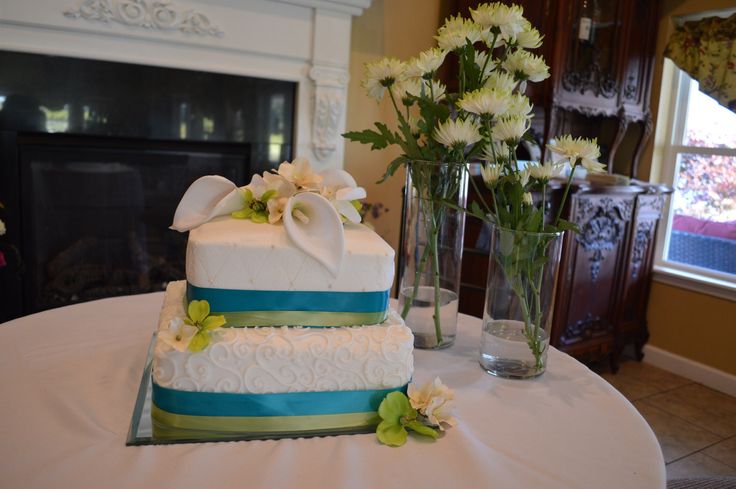 Small Square Wedding Cakes