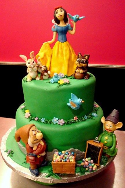 Snow White Birthday Cake