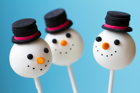 Snowman Cake Pops Snowman Cake Pops