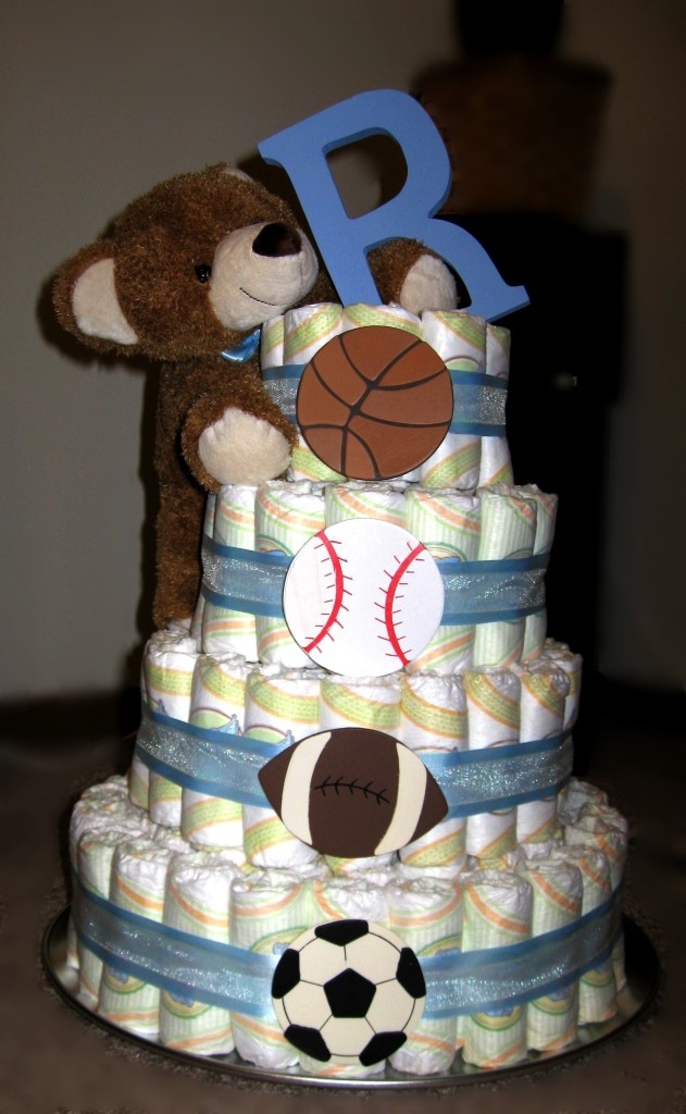 Sports Diaper Cake Sports Diaper Cake
