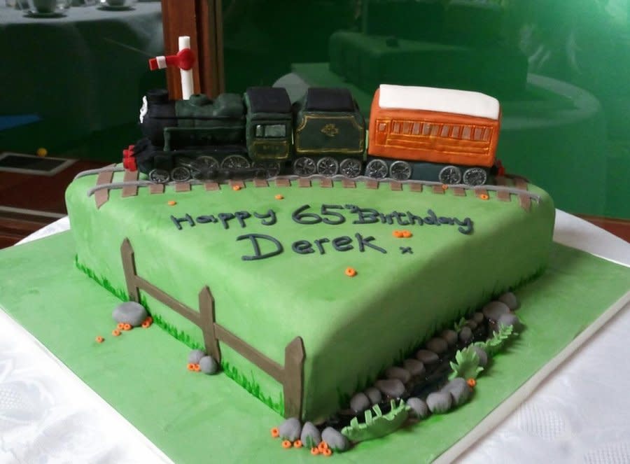 Steam Train Birthday Cake Steam Train Birthday Cake