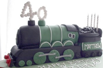 Steam Train Birthday Cake Steam Train Birthday Cake