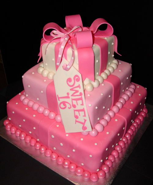 Sweet 16 Birthday Cake Idea