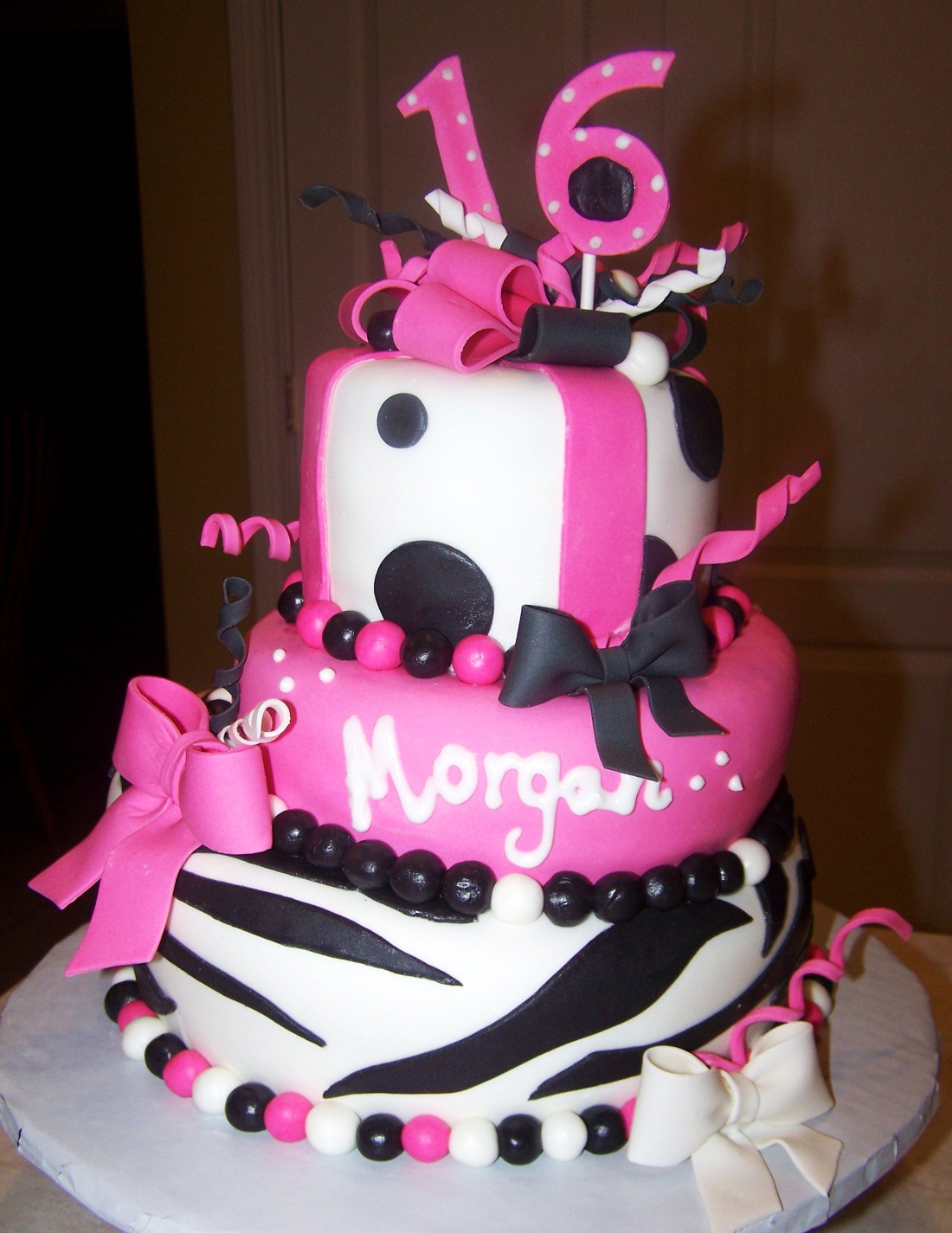 Sweet 16 Birthday Cake Idea