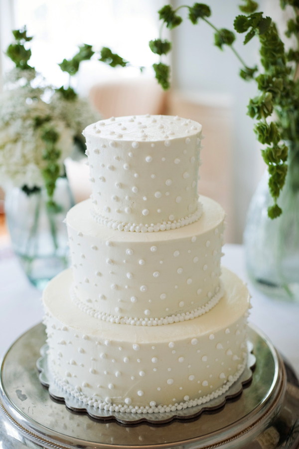 Swiss Dot Wedding Cake