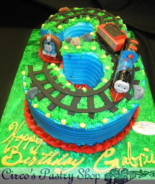 Thomas the Train Birthday Cake Number 3