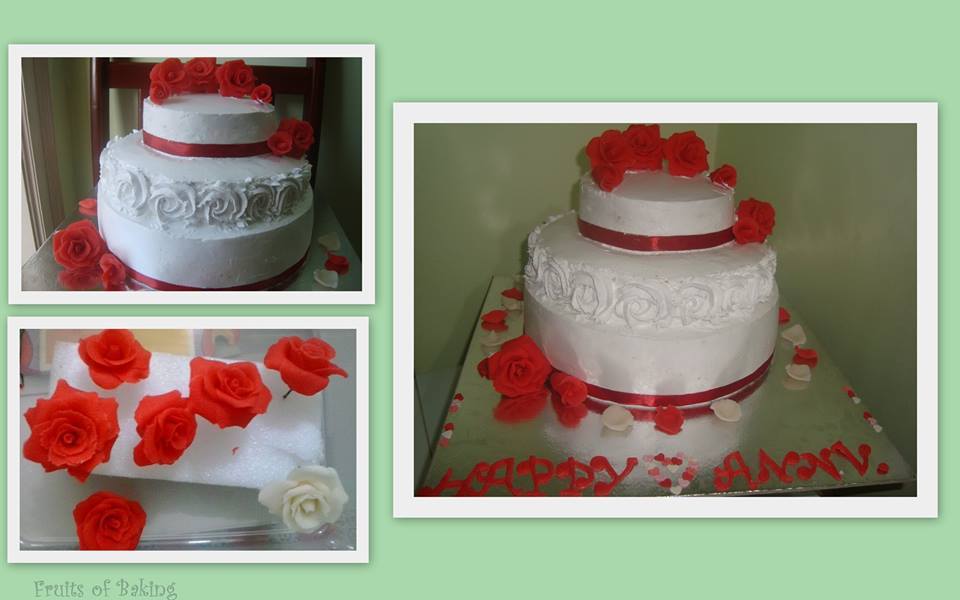 Three Tier Anniversary Cake Three Tier Anniversary Cake