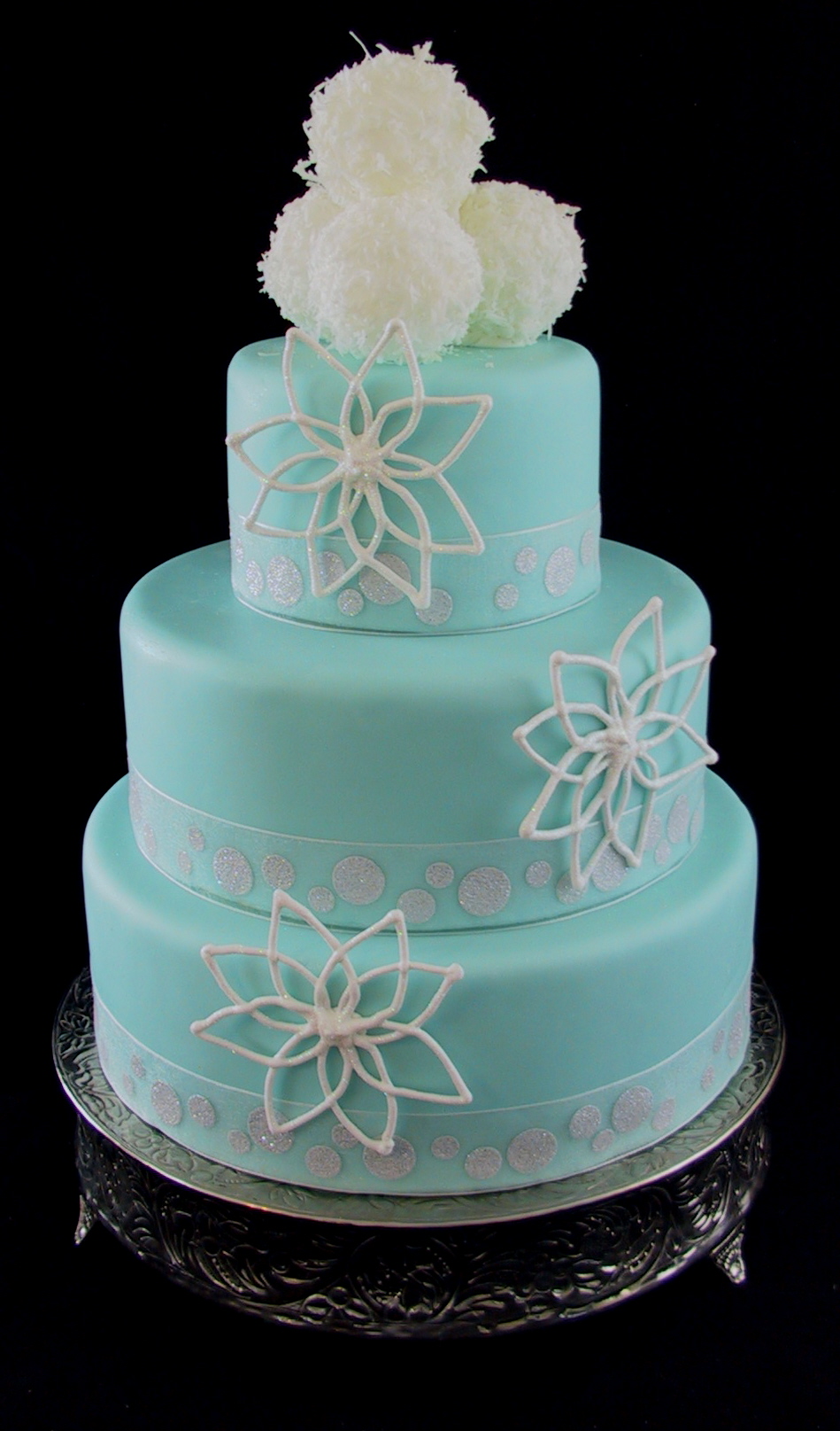 Tiffany Blue Wedding Cake