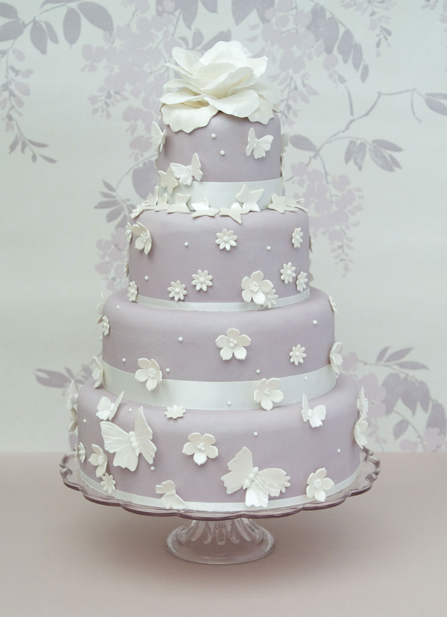 Vintage Style Wedding Cake