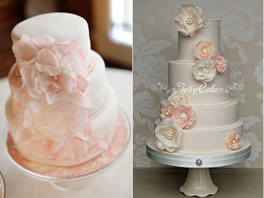 Wafer Paper Flower Cake