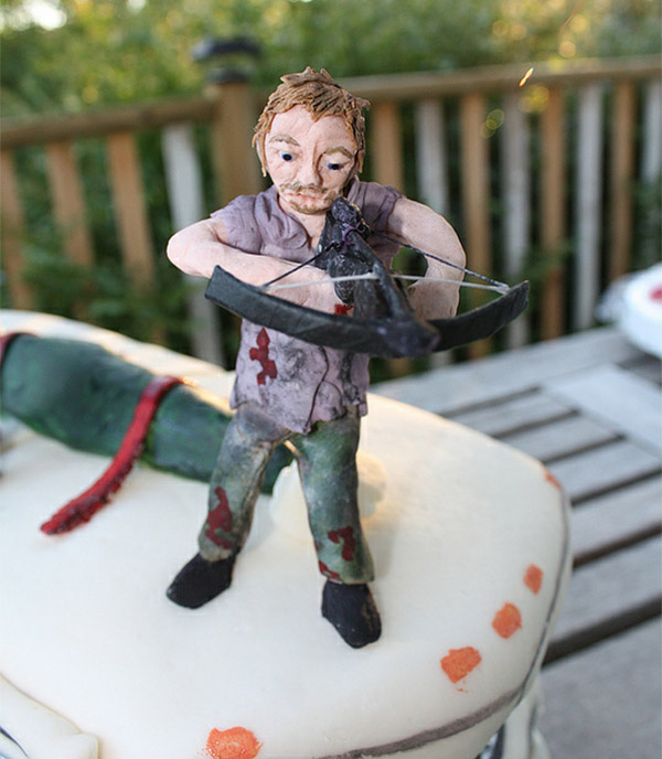 Walking Dead Birthday Cake.