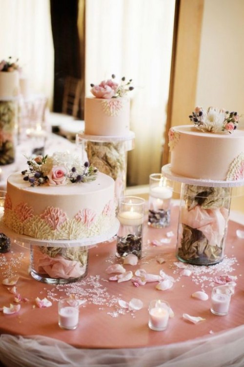 Wedding Multiple Cake Display