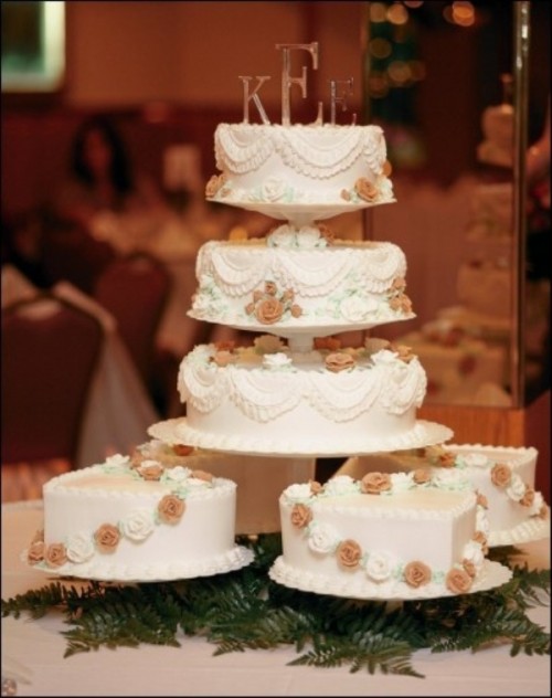 Wedding Multiple Cake Display
