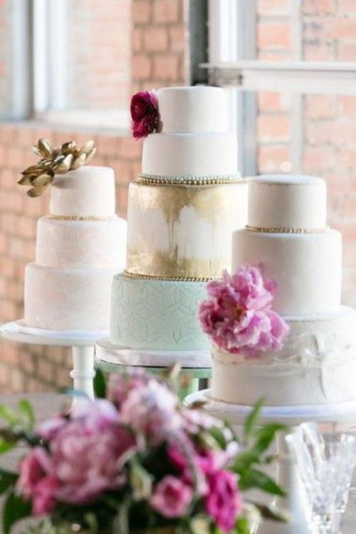 Wedding Multiple Cake Display